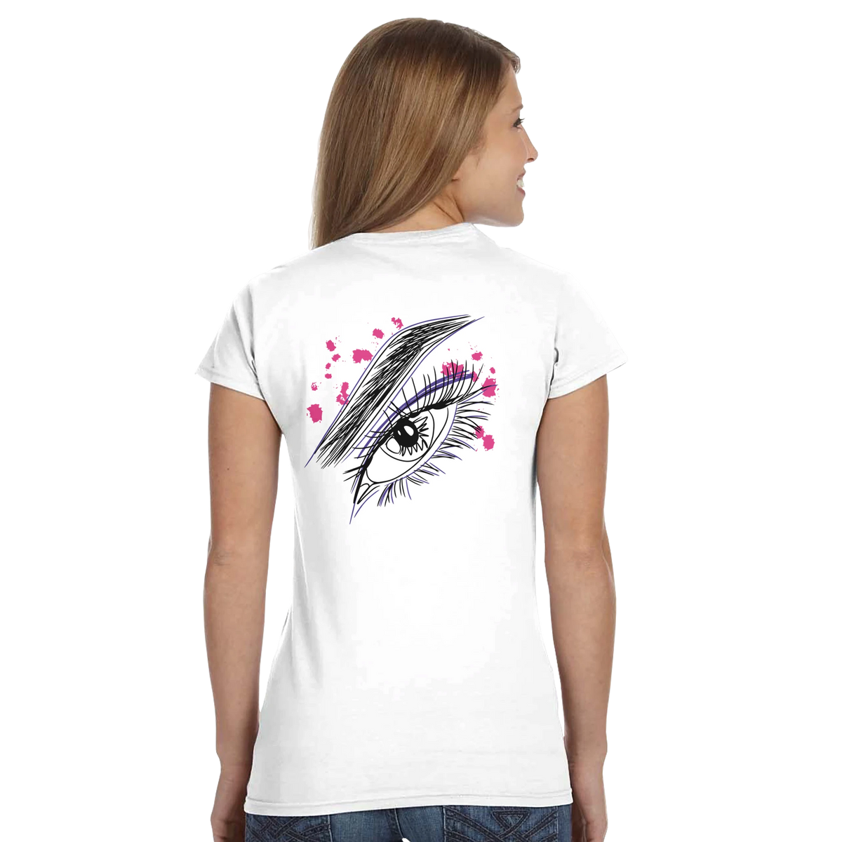 Watercolour eye graphic art women's t-shirt – LQQV