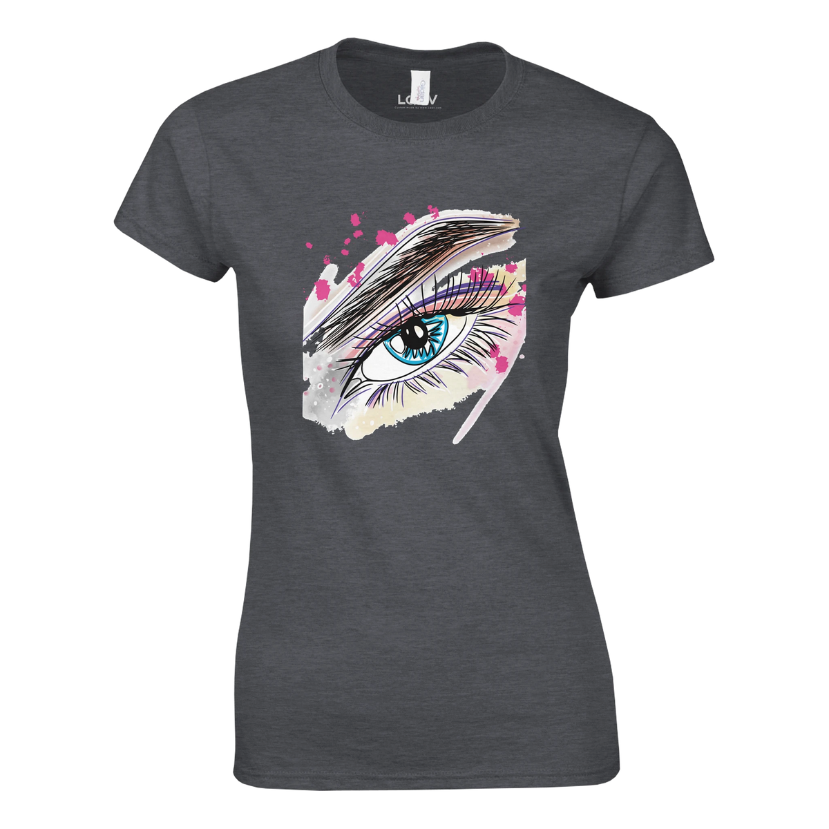 Watercolour eye graphic art women's t-shirt – LQQV