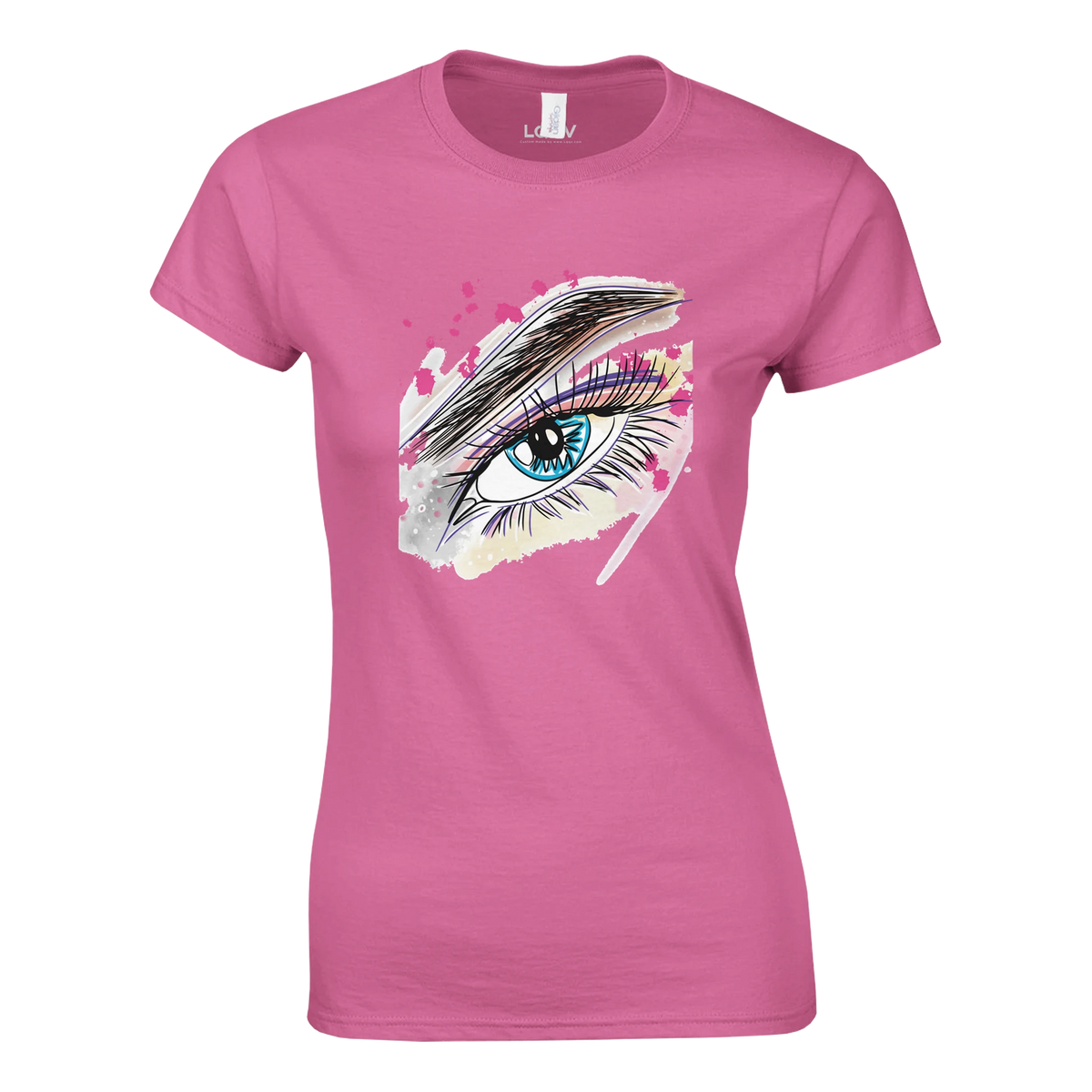 Watercolour eye graphic art women's t-shirt – LQQV