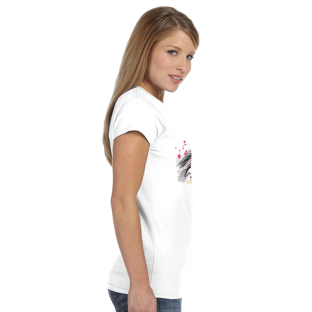 Watercolour eye graphic art women's t-shirt – LQQV