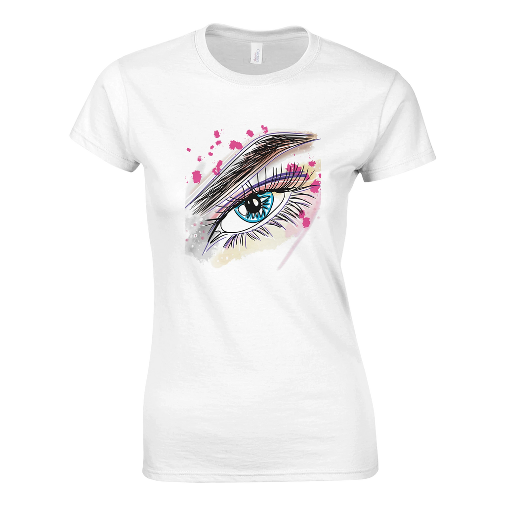 Watercolour eye graphic art women's t-shirt – LQQV