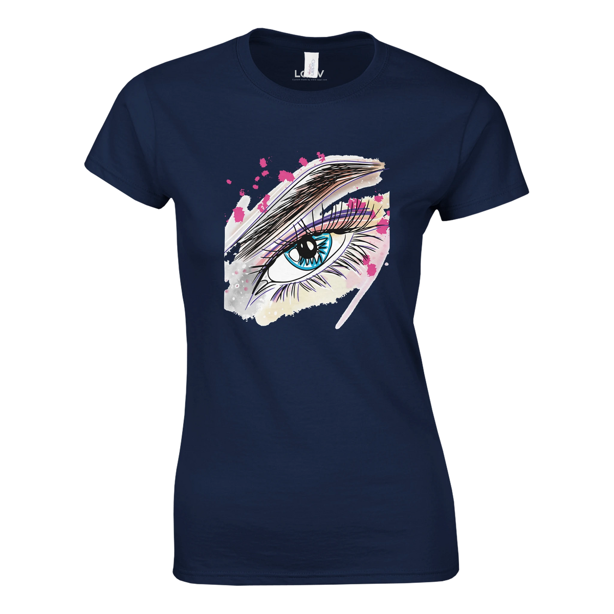 Watercolour eye graphic art women's t-shirt – LQQV