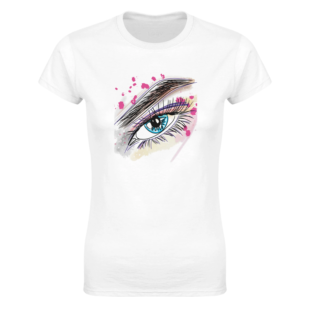 Watercolour eye graphic art women's t-shirt – LQQV