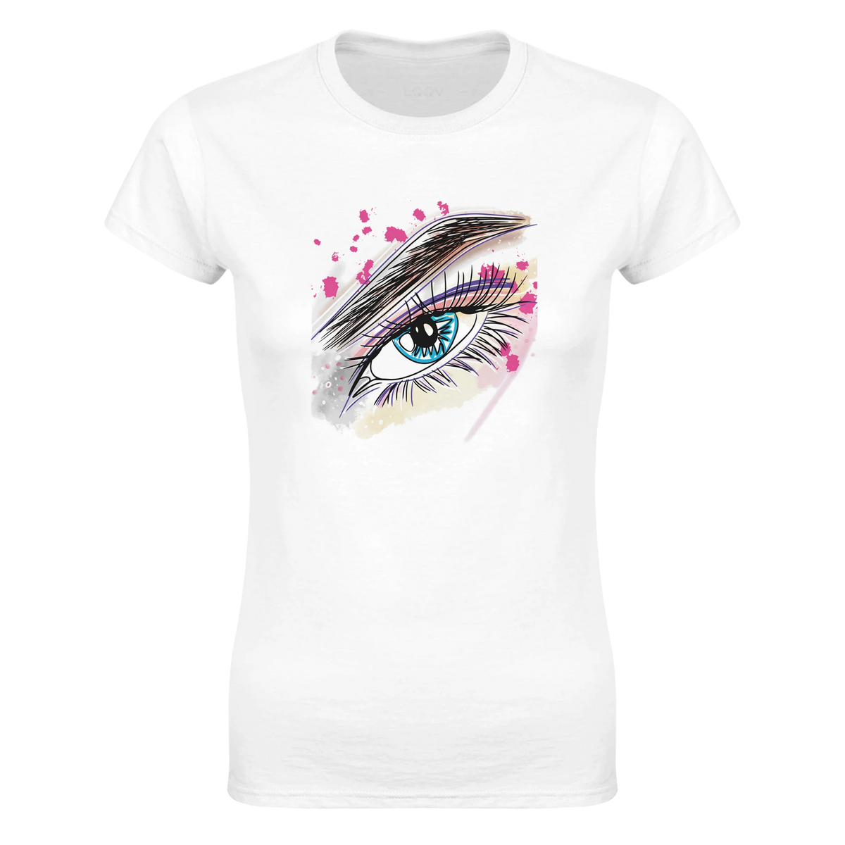 Watercolour eye graphic art women's t-shirt – LQQV