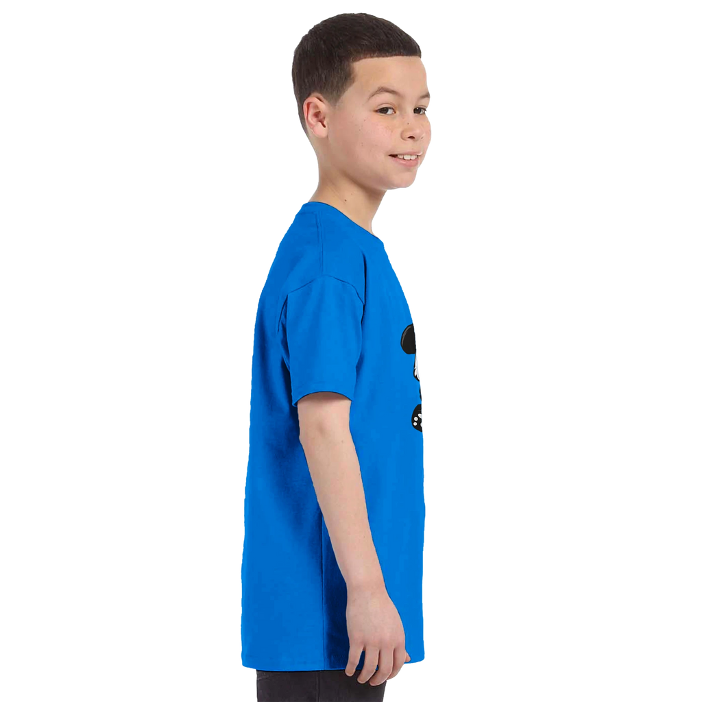 Grumpy panda kids t-shirt, front and back panda print – LQQV