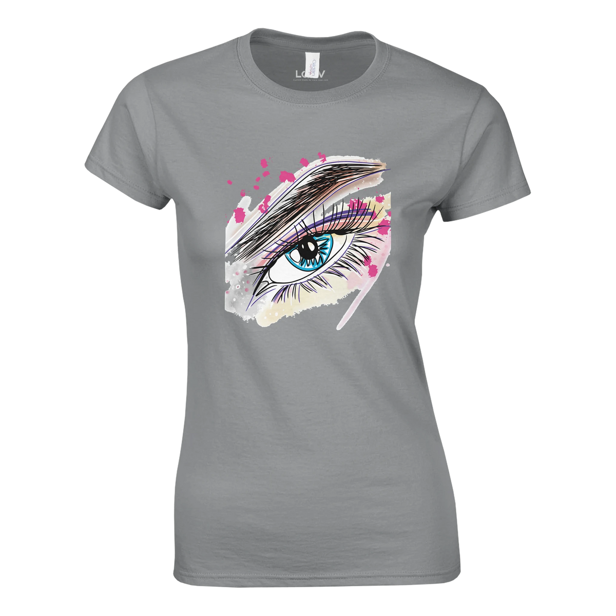 Watercolour eye graphic art women's t-shirt – LQQV