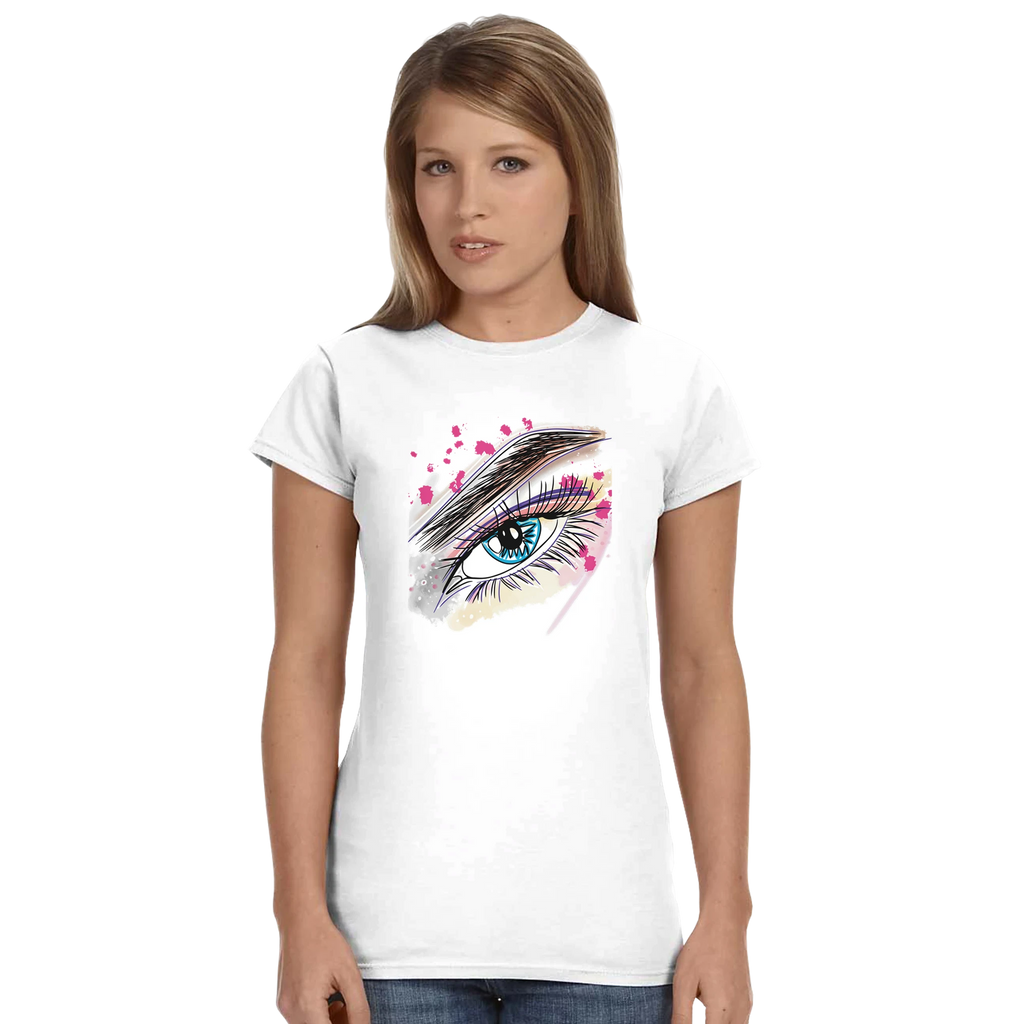 Watercolour eye graphic art women's t-shirt – LQQV
