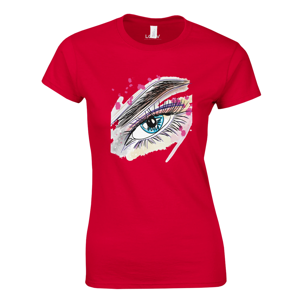 Watercolour eye graphic art women's t-shirt – LQQV