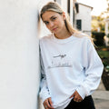 Tehran skyline sweatshirt with طهران calligraphy and Made in Iran stamp – LQQV