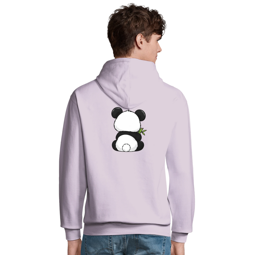 Grumpy panda eating bamboo hoodie, recycled blend unisex – LQQV