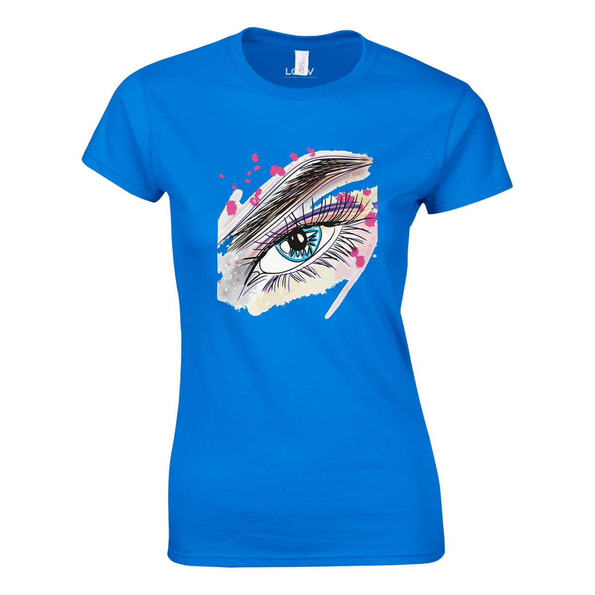 Watercolour eye graphic art women's t-shirt – LQQV