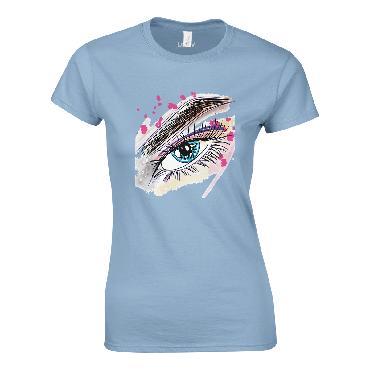 Watercolour eye graphic art women's t-shirt – LQQV