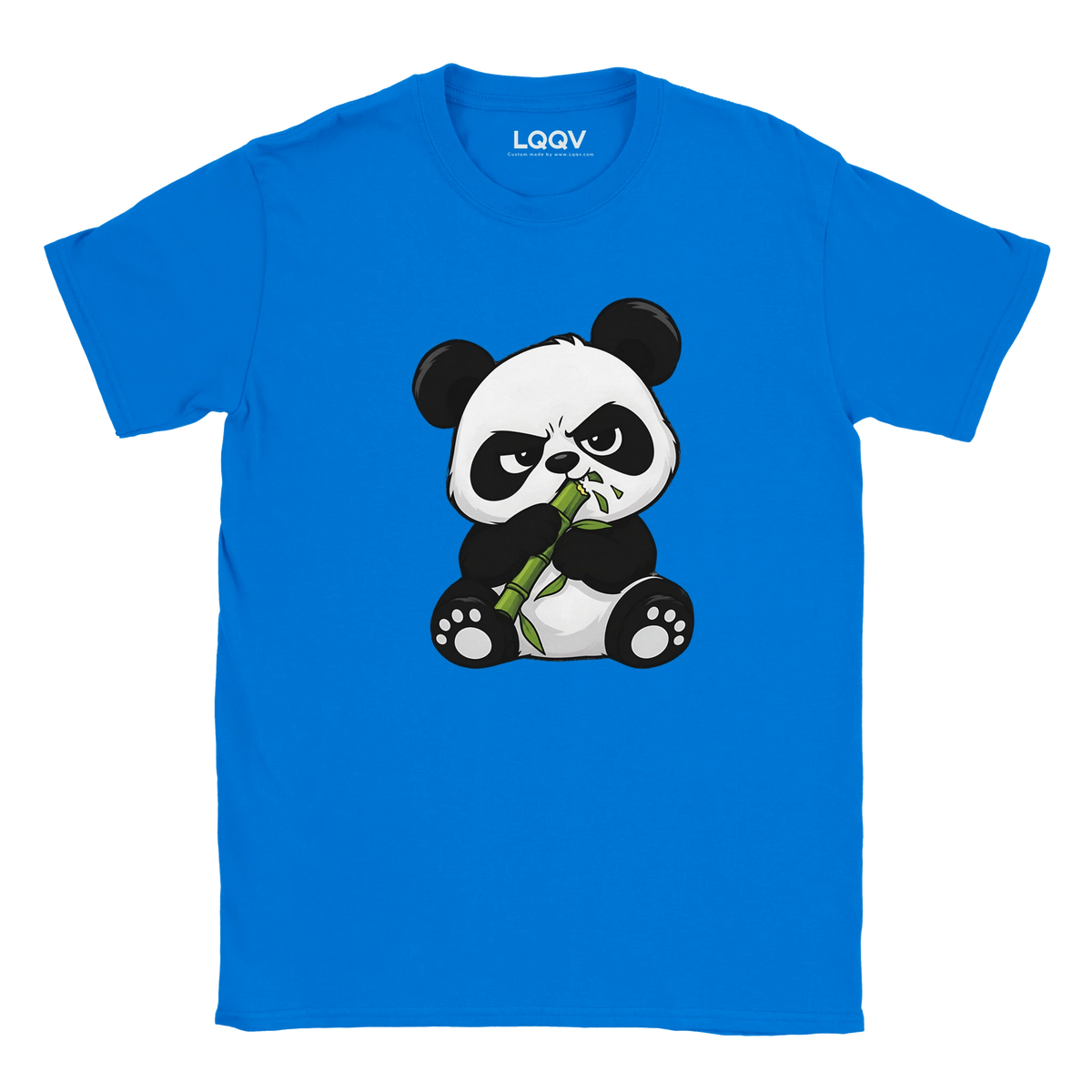 Grumpy panda kids t-shirt, front and back panda print – LQQV