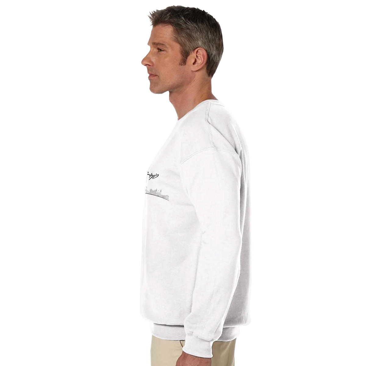 Tehran skyline sweatshirt with طهران calligraphy and Made in Iran stamp – LQQV