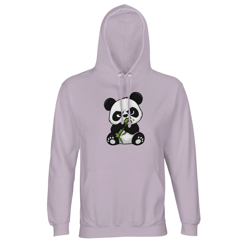 Grumpy panda eating bamboo hoodie, recycled blend unisex – LQQV