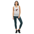 Colourful paint splash graphic women's muscle tank top – LQQV